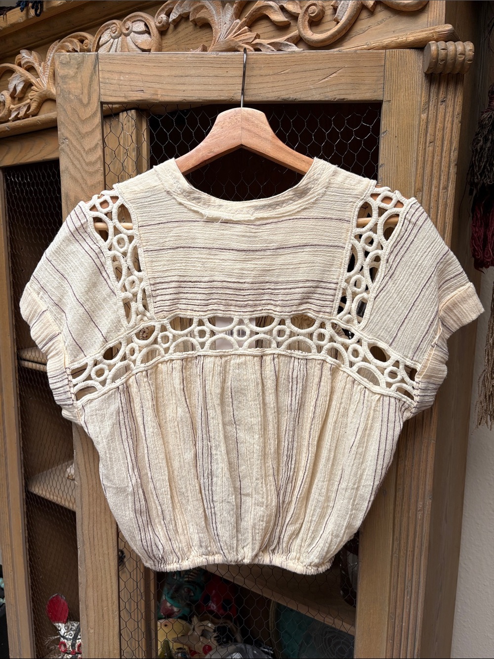 Free People Cedar Lace Pullover Top - Picture 12 of 14